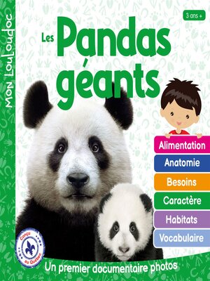 cover image of Les pandas géants